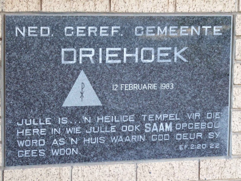 GAU-VANDERBIJLPARK-Driehoek-gemeente-Nederduitse-Gereformeerde-Kerk_06 GAU-VANDERBIJLPARK-Driehoek-gemeente-Nederduitse-Gereformeerde-Kerk_06