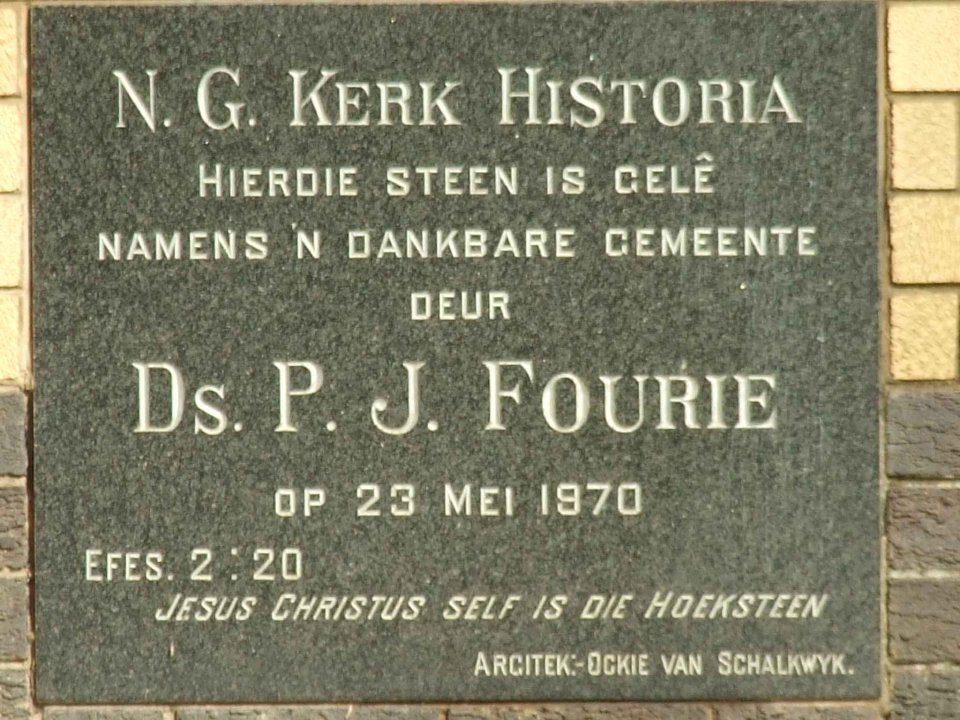 GAU-VANDERBIJLPARK-Historia-Nederduitse-Gereformeerde-Kerk_03 GAU-VANDERBIJLPARK-Historia-Nederduitse-Gereformeerde-Kerk_03