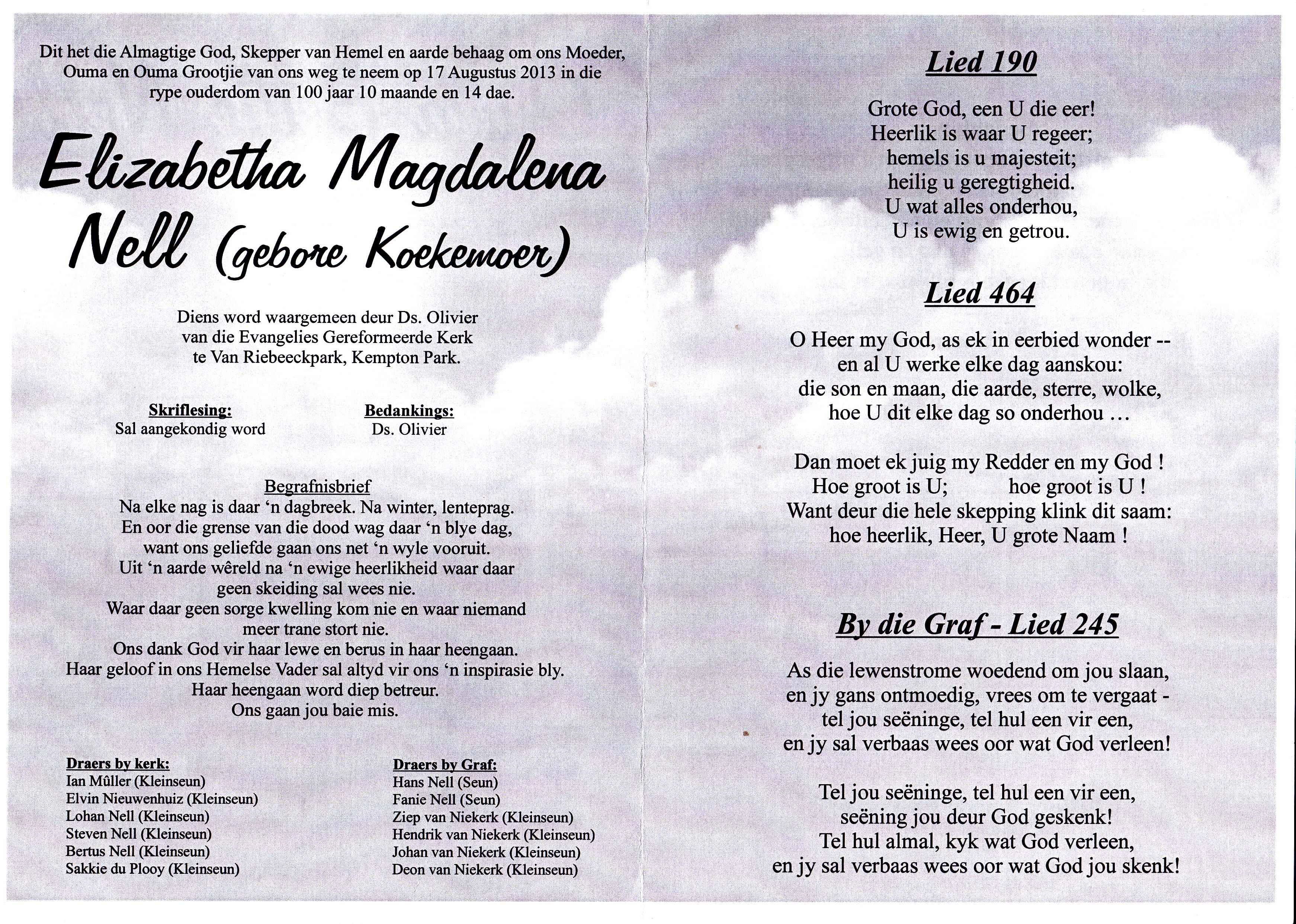 Search Funeral Programs Begrafnisbriewe Search Funeral Programs Begrafnisbriewe