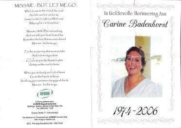 BADENHORST-Anneli-Carine-Nn-Carine-1974-2006-F-01