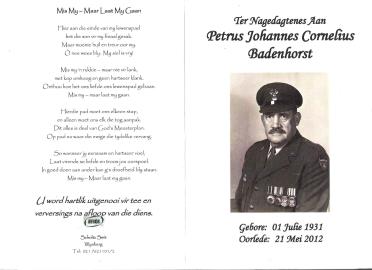 BADENHORST-Petrus-Johannes-Cornelius-1931-2012-M