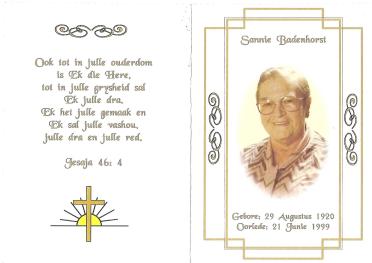 BADENHORST-Susanna-Nn-Sannie-1920-1999-F