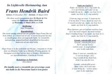 BAIRD-Frans-Hendrik-1921-2016-M