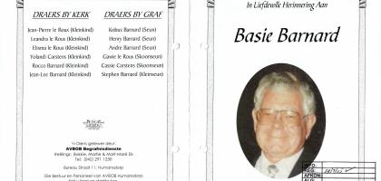 BARNARD-Henry-Jacobus-Nn-Basie-1936-2005-M
