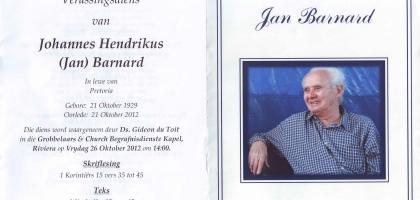 BARNARD-Johannes-Hendrikus-1929-2012-M