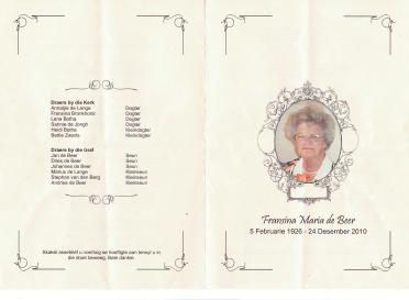 BEER-DE-Francina-Maria-1926-2010-F