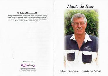 BEER-DE-Manie-1943-2016-M