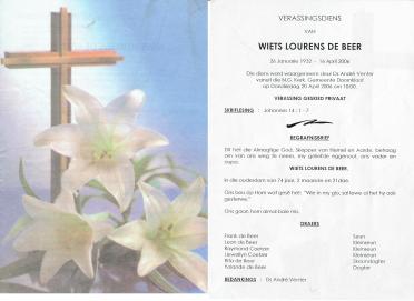 BEER-DE-Wiets-Lourens-1932-2006-M