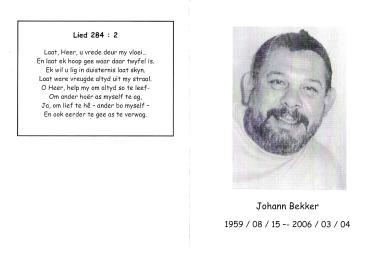 BEKKER-Johann-1959-2006-M