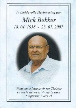 BEKKER-Mick-1938-2007-M