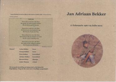 BEKKER-Jan-Adriaan-1967-2012-M