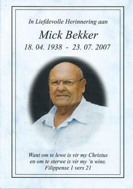 BEKKER-Mick-1938-2007-M