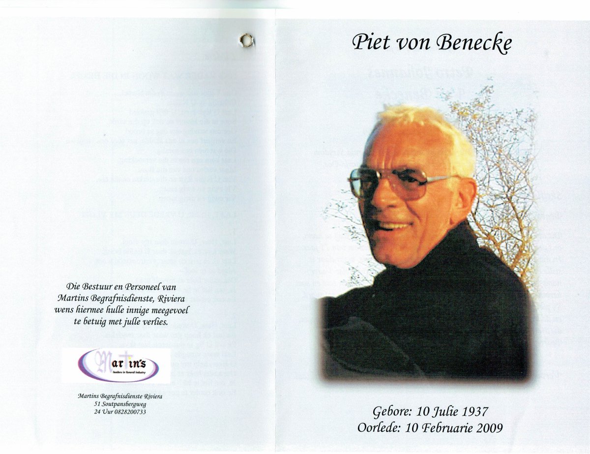 BENECKE-VON-Petro-Johannes-Nn-Piet-1937-2009-M_1