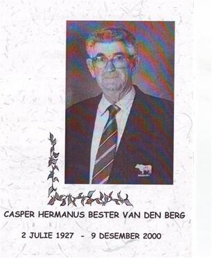 BERG-VAN-DEN-Casper-Hermanus-Bester-Nn-Callie-1927-2000-M