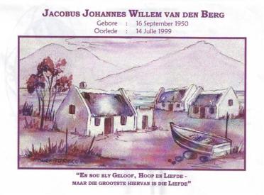 BERG-VAN-DEN-Jacobus-Johannes-Willem-1950-1999-M
