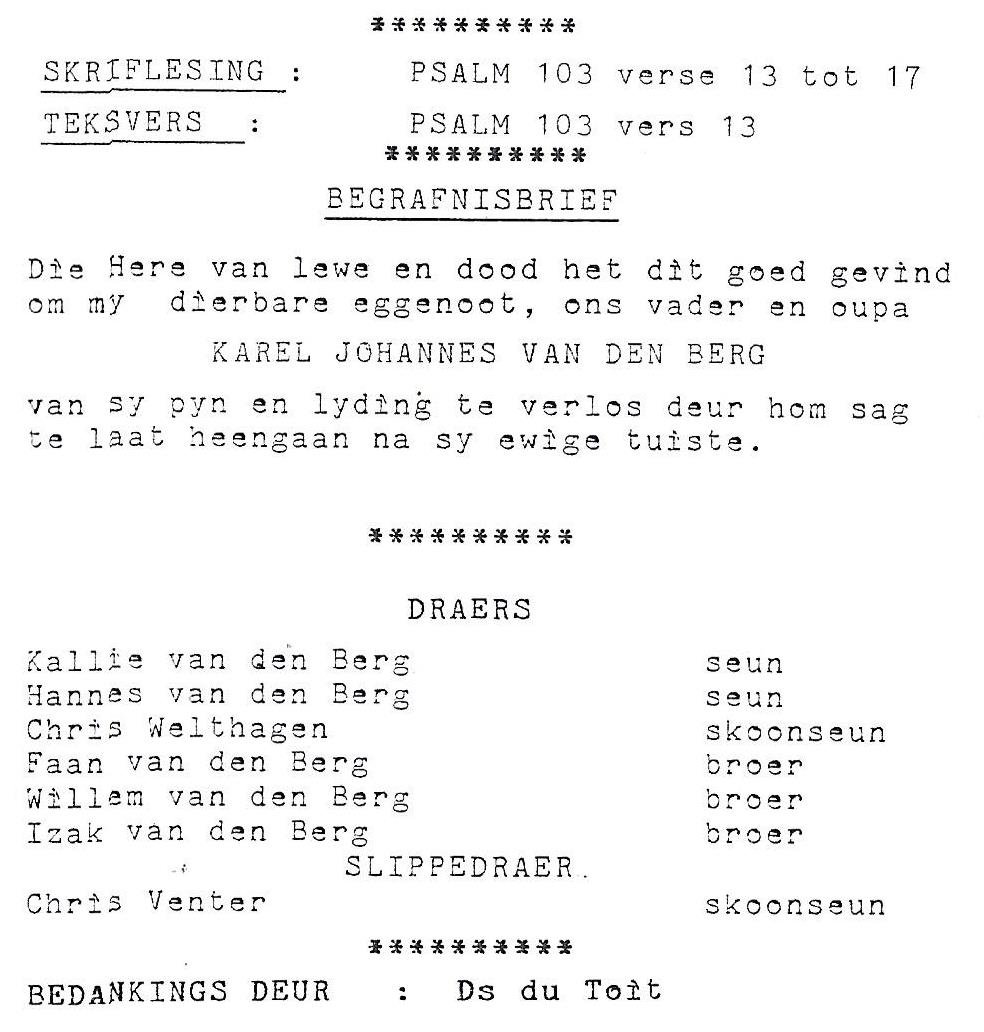 BERG-VAN-DEN-Karel-Johannes-1933-1997-M_97