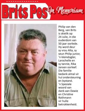 BERG-VAN-DEN-Philip-1972-2022-M