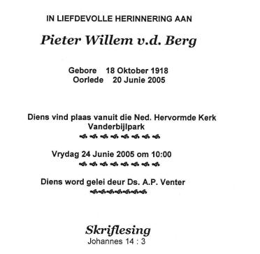 BERG-VAN-DEN-Pieter-Willem-Nn-Piet-1918-2005-M_99