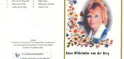 BERG-VAN-DER-Anna-Wilhelmina-1949-2007-F