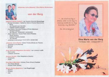 BERG-VAN-DER-Dina-Maria-nee-Ackerman-1930-2007-F