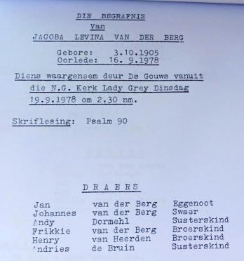 BERG-VAN-DER-Jacoba-Levina-1905-1978-F