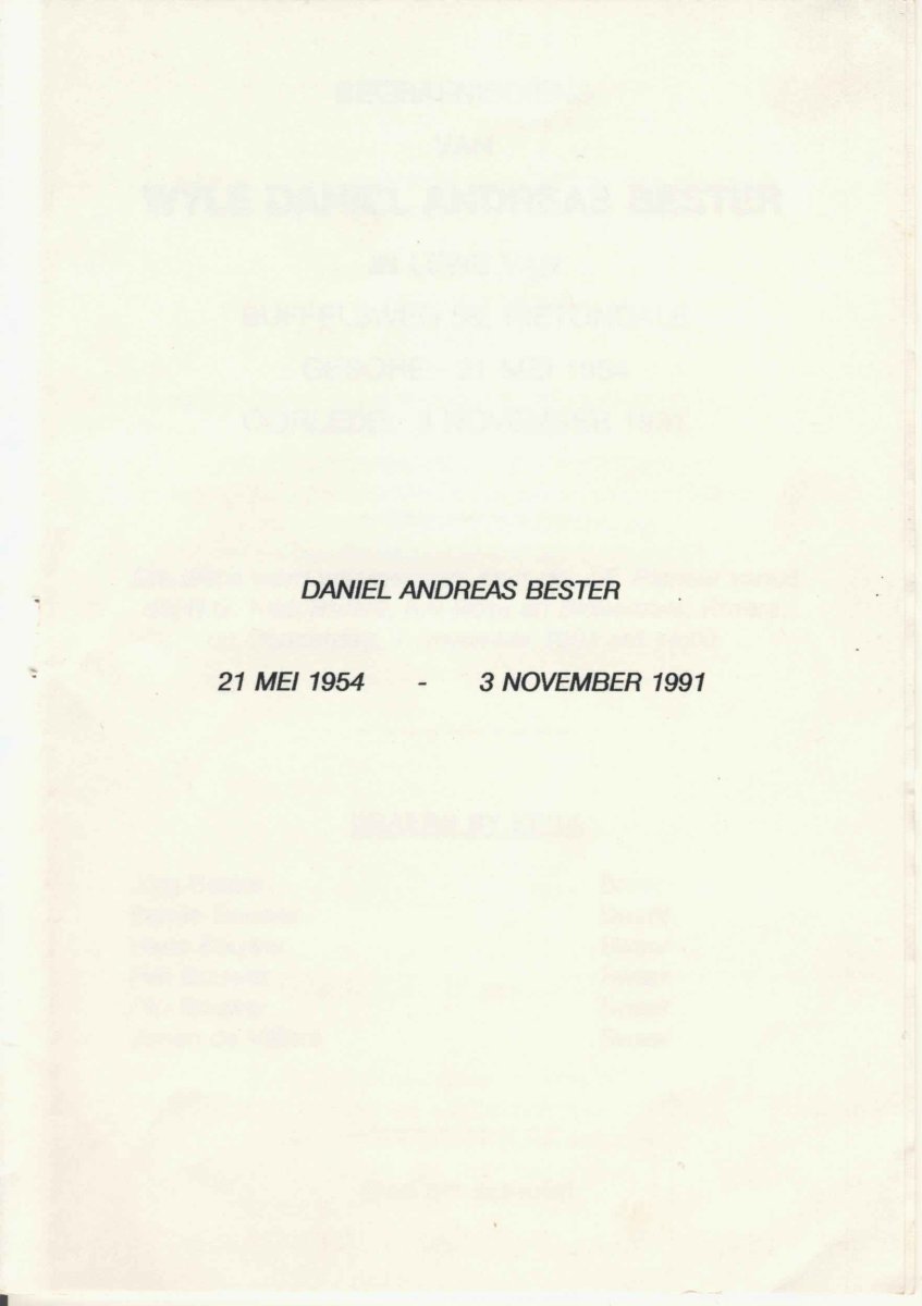 Daniel Andreas BESTER