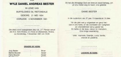 BESTER-Daniel-Andreas-1954-1991