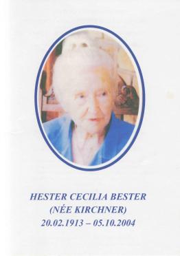 BESTER-Hester-Cecilia-nee-Kirchner-1913-2004-F