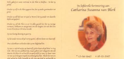 BLERK-VAN-Catharina-Susanna-1942-2007-F