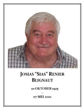 BLIGNAUT-Josias-Renier-Nn-Sias-1925-2010-M