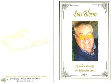 BLOEM-Josias-Renier-Nn-Sias-1937-2013-M