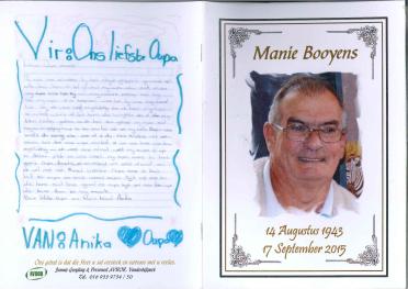 BOOYSEN-Cornelius-Meyer-Nn-Manie-1943-2015-M
