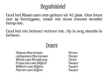 BORNMAN-Andries-Adriaan-Nn-Riaan-1959-2001-M_98