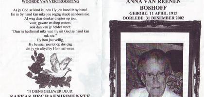 BOSHOFF-Anna-nee-VanReenen-1915-2002-F