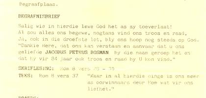 BOSMAN-Jacobus-Petrus-1909-1994