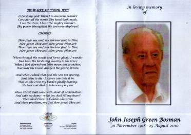 BOSMAN-John-Joseph-Green-1918-2010-M