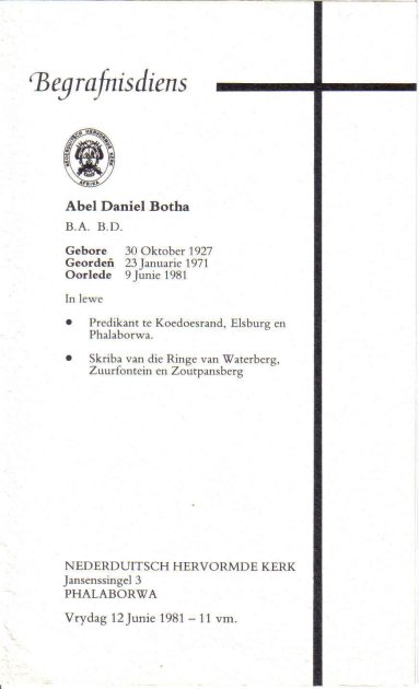 BOTHA-Abel-Daniel-1927-1981-M_01