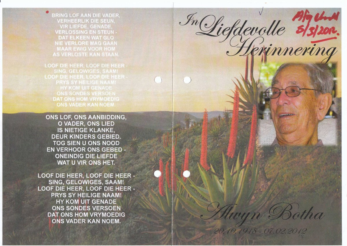 BOTHA-Alwyn-1918-2012-M_01
