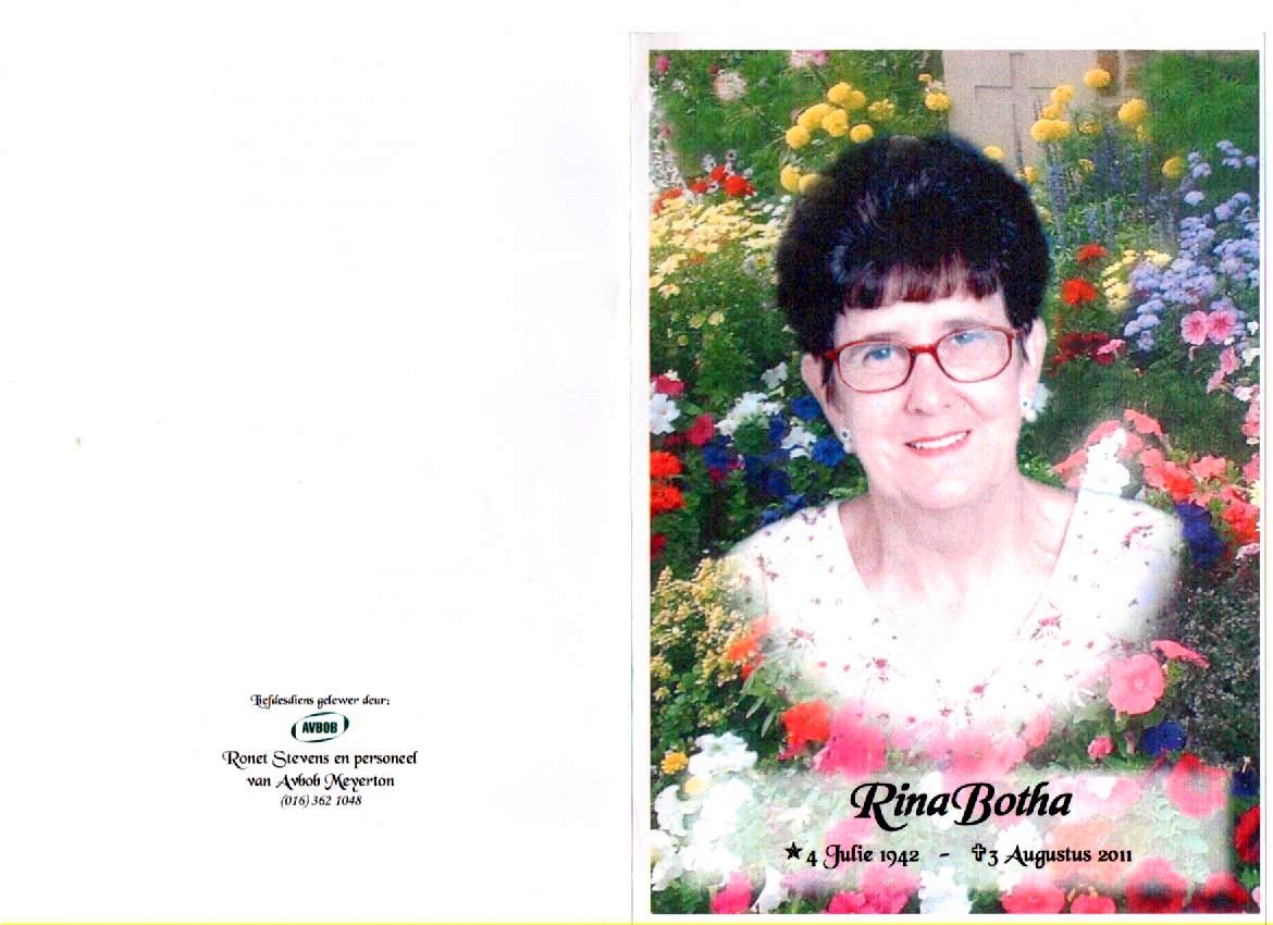 BOTHA-Catherina-Susanna-Nn-Rina-1942-2011-F-1
