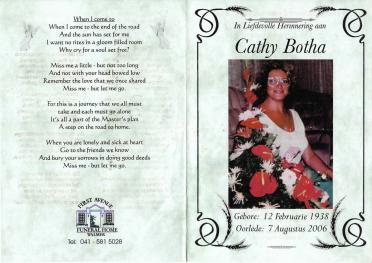 BOTHA-Cathy-1938-2006-F