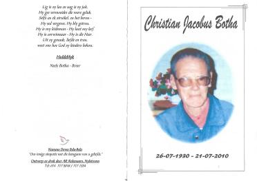 BOTHA-Christian-Jacobus-1930-2010-M