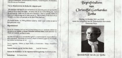 BOTHA-Christoffel-Gerhardus-Nn-Stoffel-1923-2001-Ds-M