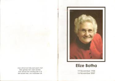 BOTHA-Elize-1930-2007-F