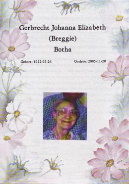 BOTHA-Gerbrecht-Johanna-Elizabeth-Nn-Breggie-1922-2005-F