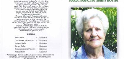 BOTHA-Maria-Francina-Nn-Baby-1924-2012-F