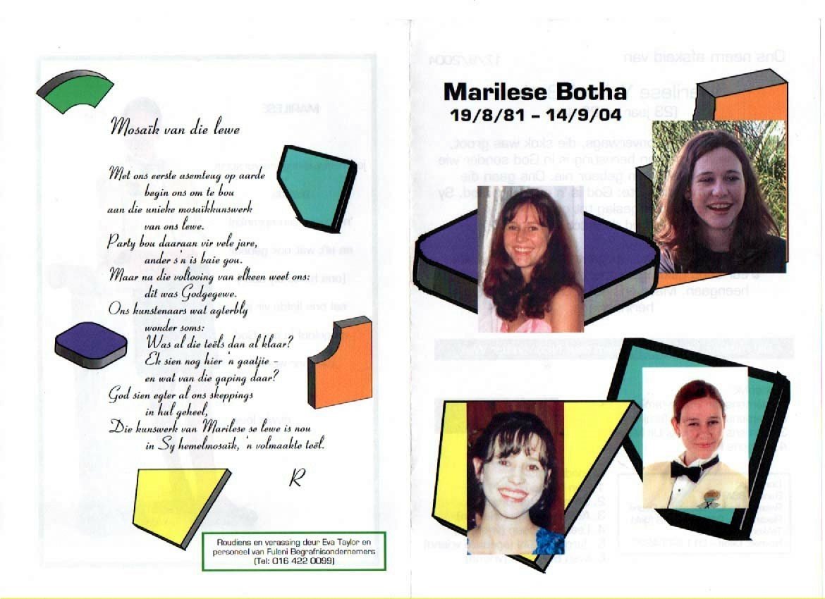 BOTHA-Marilese-Yolandi-Nn-Marilese-1981-2004-F-1