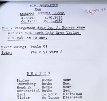 BOTHA-Susanna-Helena-1896-1980-F