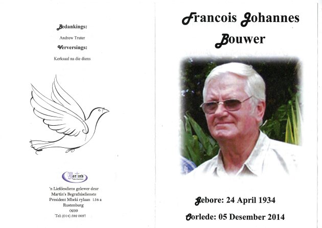BOUWER-Francois-Johannes-1934-2014-M_1