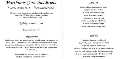BRIERS-Marthinus-Cornelius-1939-2009