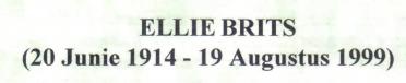 BRITS-Elsie-Isabella-Jacoba-nee-Kok-1914-1999-F
